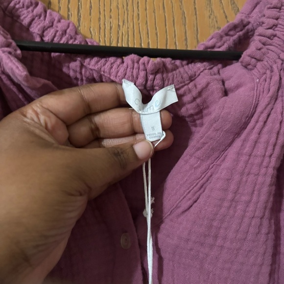 Calme by Johnny Was Split Neck Top (Liya) - NWT - Picture 4 of 7